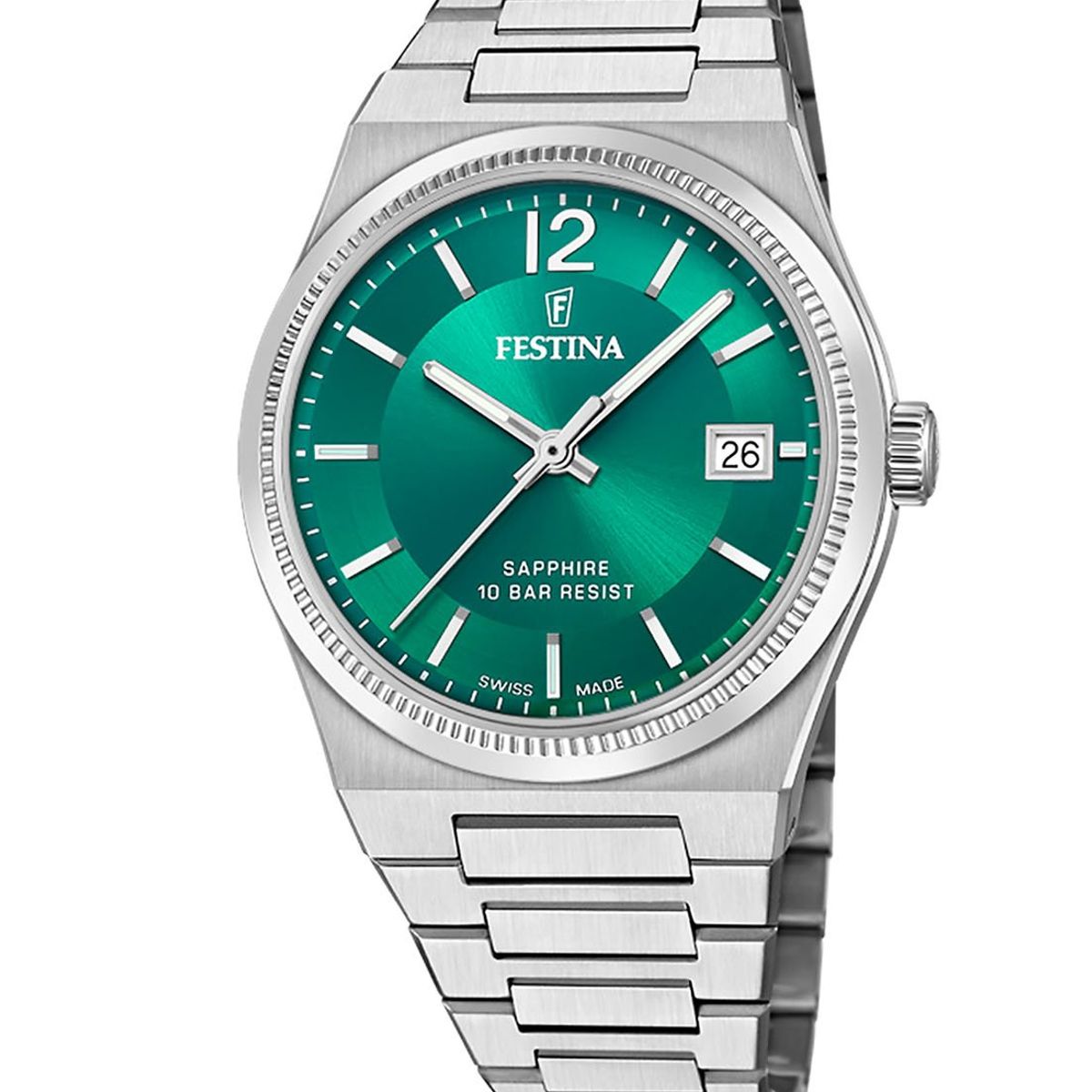 FESTINA SWISS - Reloj F20035/5 Festina Swiss Verde Mujer My Swiss Time