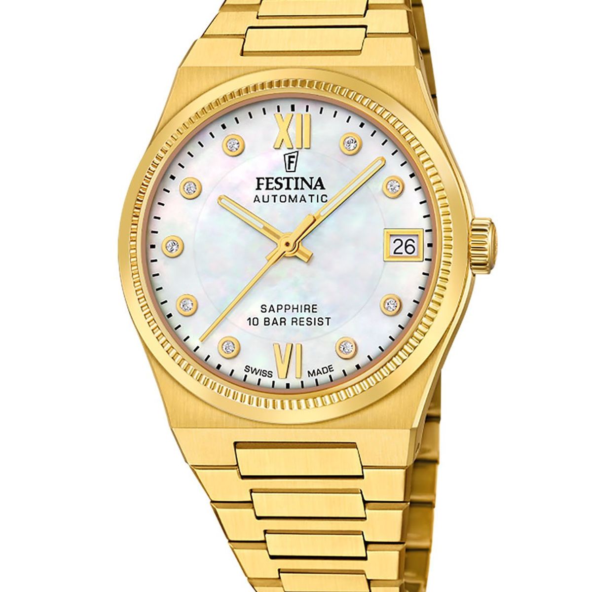 FESTINA SWISS - Reloj F20033/1 Festina Swiss Blanco Mujer My Swiss Time