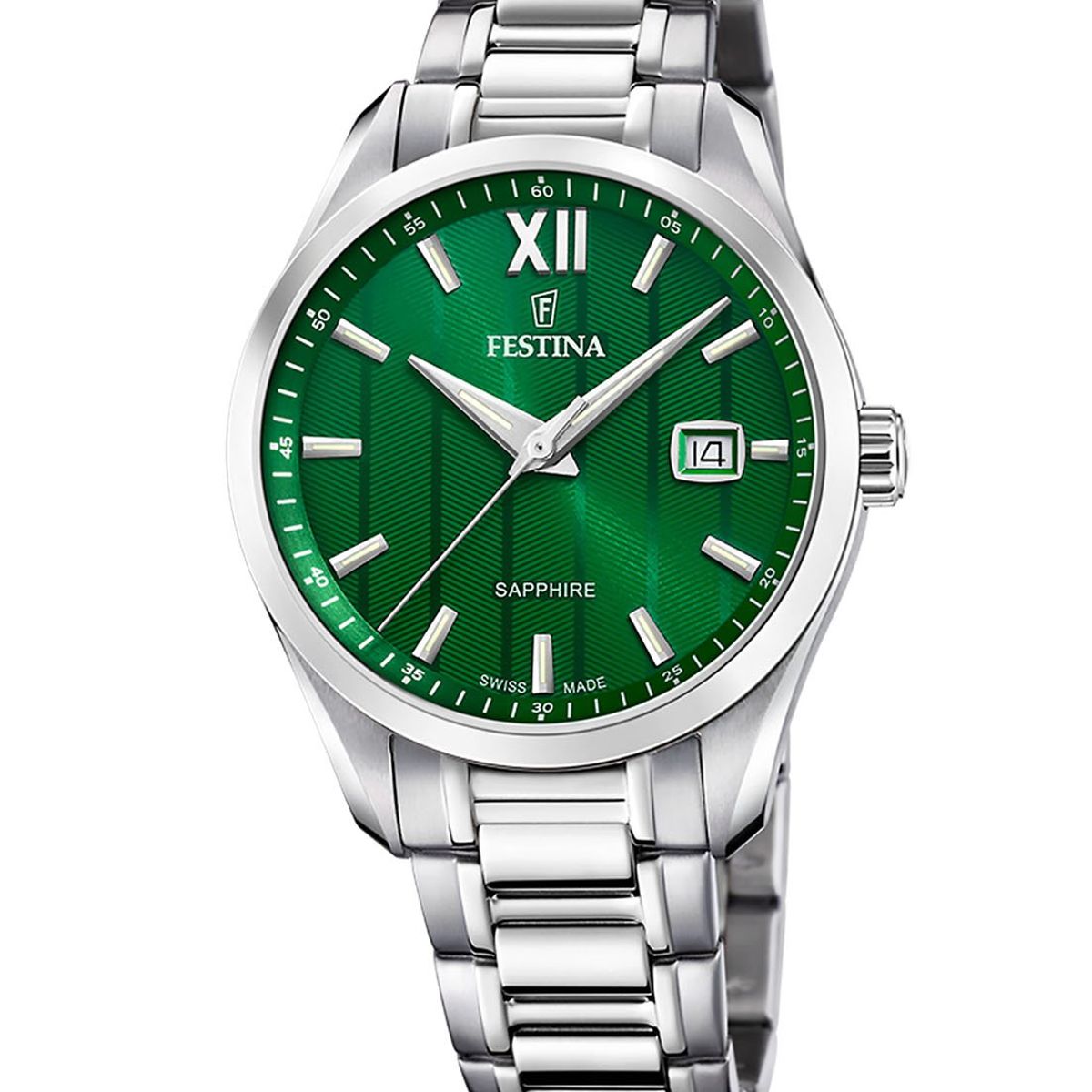 FESTINA SWISS - Reloj F20026/3 Festina Swiss Verde Hombre Crono Deportivo