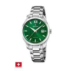 FESTINA SWISS - Reloj F20026/3 Verde Hombre Crono Deportivo