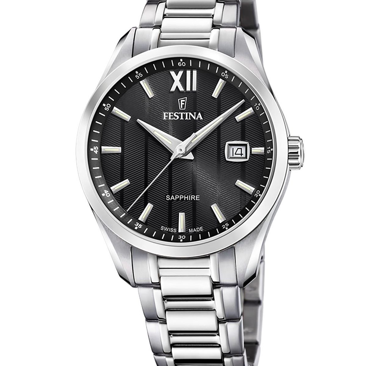 FESTINA SWISS - Reloj F20026/4 Festina Swiss Negro Hombre Crono Deportivo