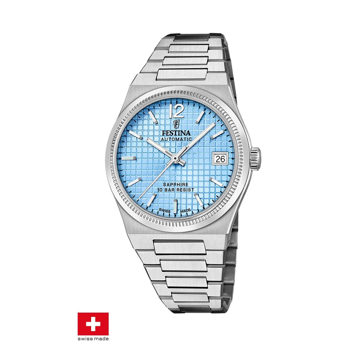 FESTINA SWISS - Reloj F20029/2 Festina Swiss Celeste Mujer My Swiss Time