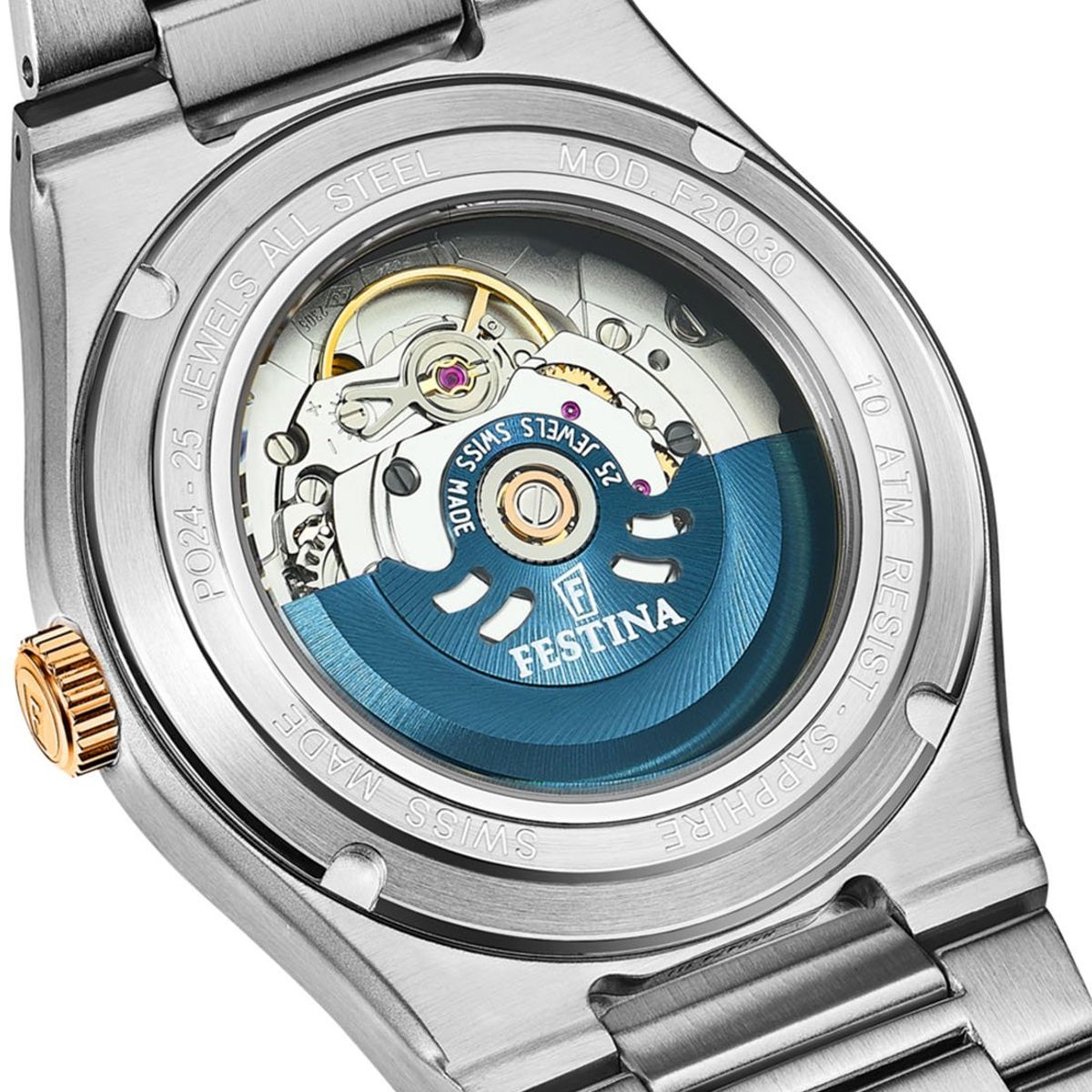 FESTINA SWISS - Reloj F20030/3 Festina Swiss Negro Hombre My Swiss Time