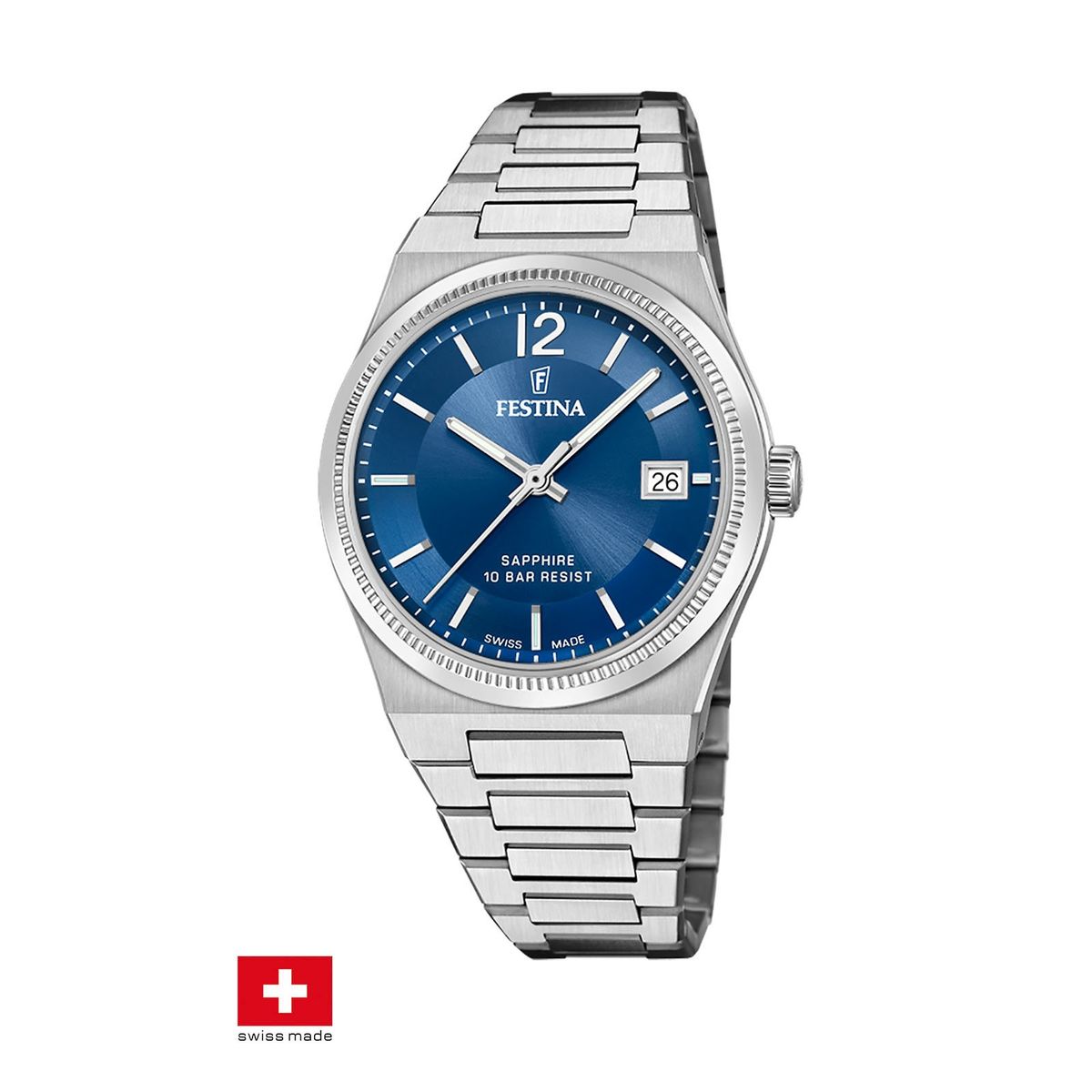 FESTINA SWISS - Reloj F20035/4 Festina Swiss Azul Mujer My Swiss Time
