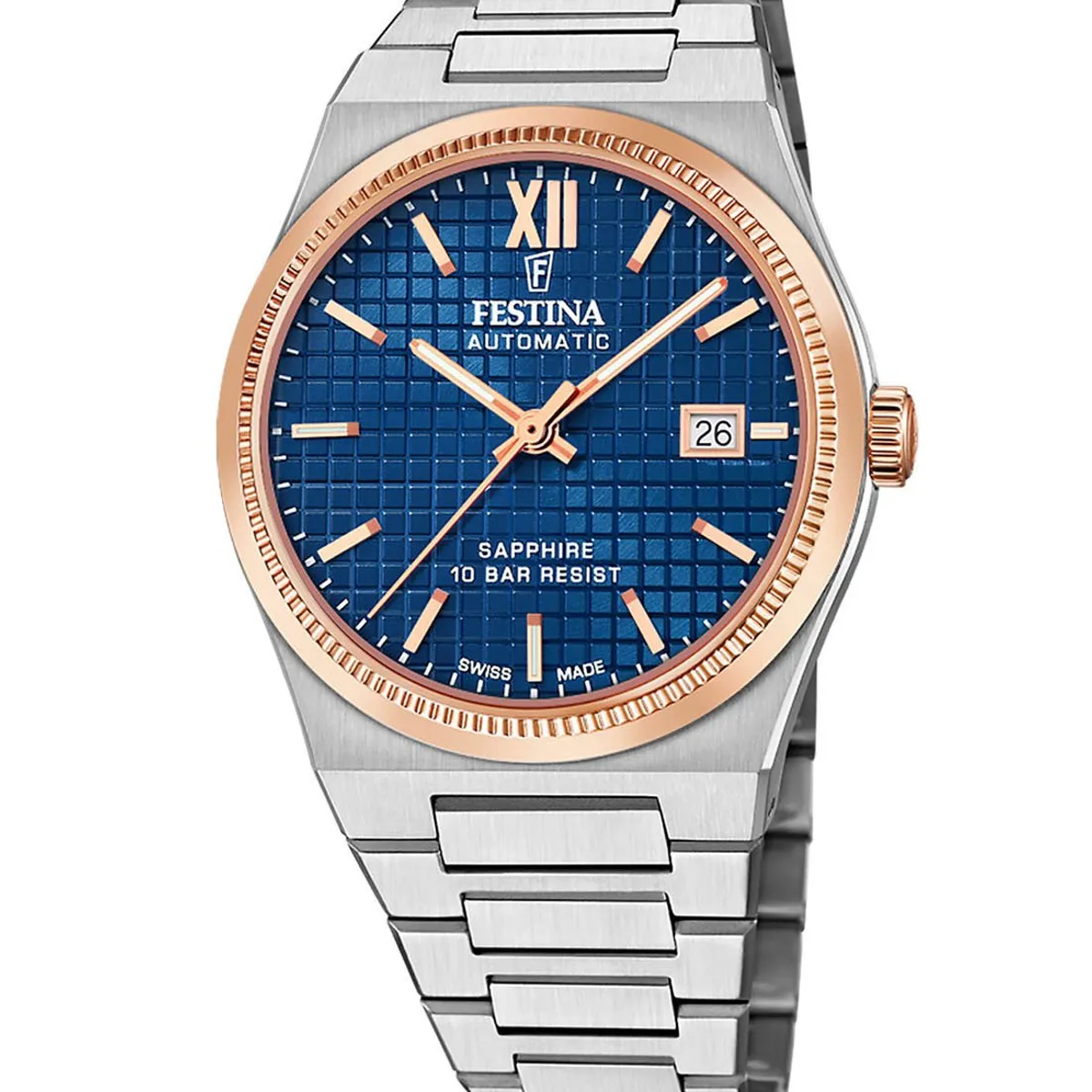 FESTINA SWISS - Reloj F20030/2 Festina Swiss Azul Hombre My Swiss Time