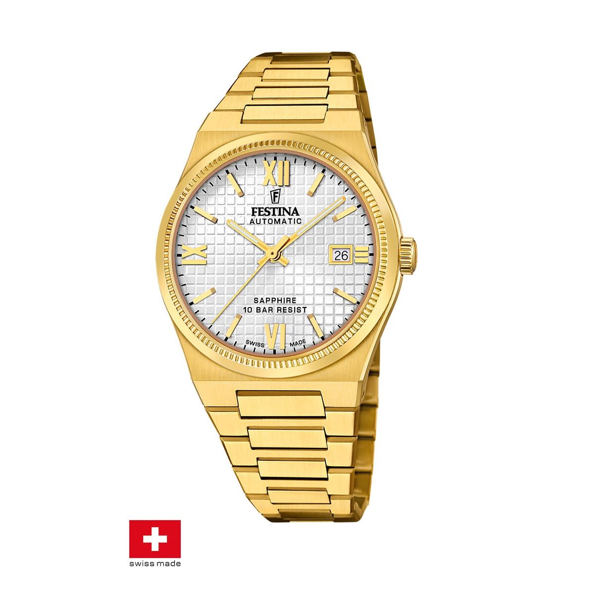 FESTINA SWISS - Reloj F20032/1 Festina Swiss Blanco Hombre My Swiss Time