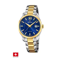 FESTINA SWISS - Reloj F20027/2 Azul Mujer Acero Clásico