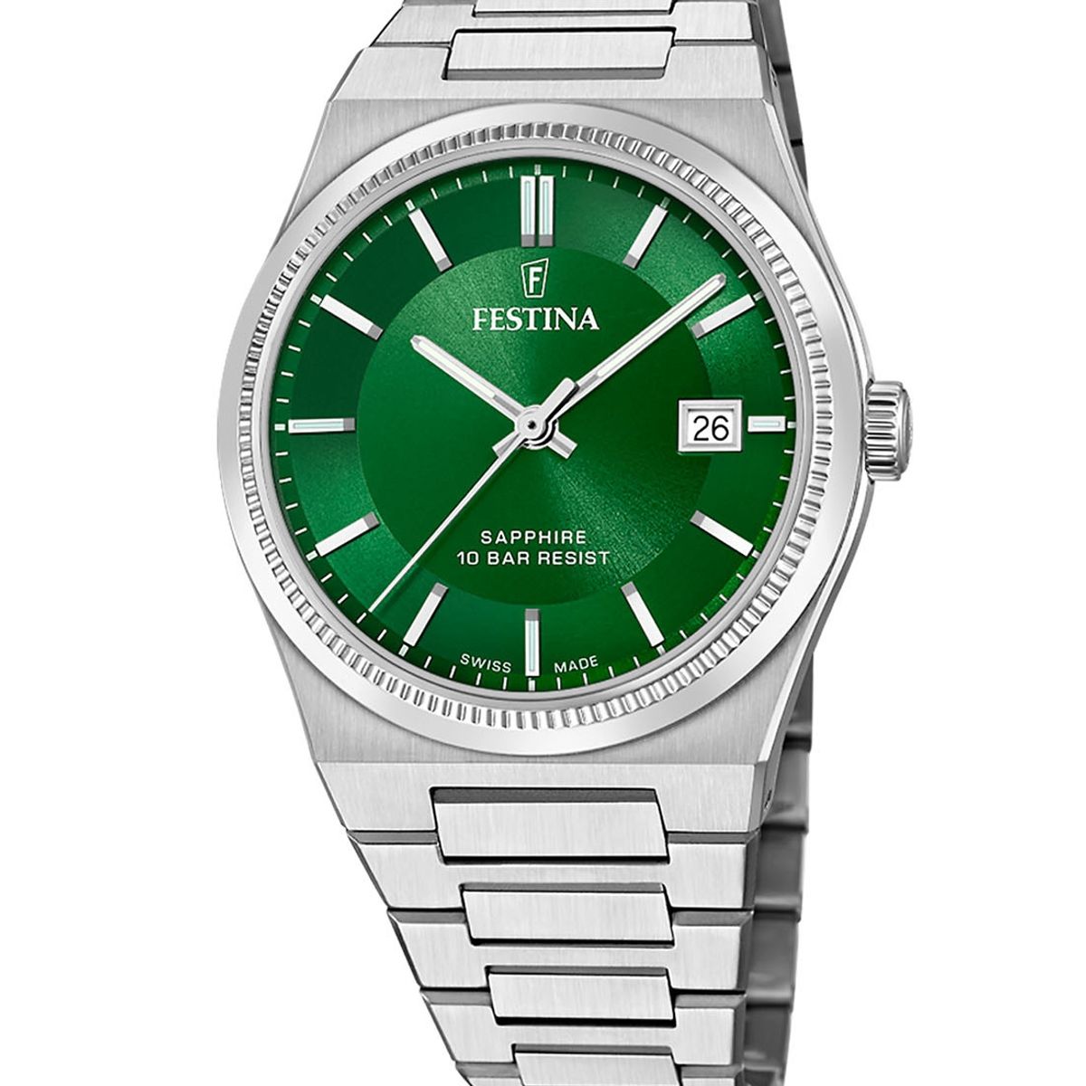 FESTINA SWISS - Reloj F20034/3 Festina Swiss Verde Hombre My Swiss Time FESTINA SWISS