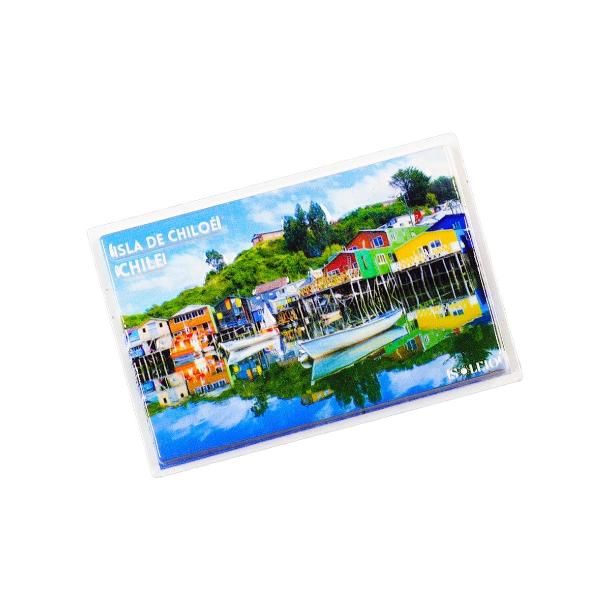 SOLEIO - Imán Decorativo 3d Souvenir Isla de Chiloe