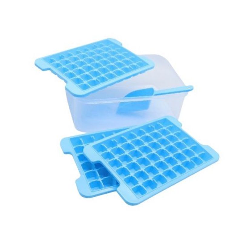 GENERICO - Hielera Cubetera Portátil Molde Silicon Flexible Cubos Hielo A
