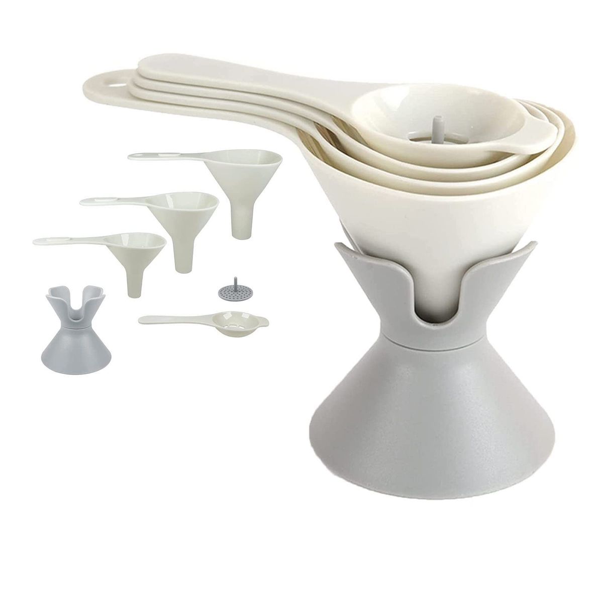 GENERICO - Embudos 6 En 1 Set De Embudo Aclarador De Huevo Colador G