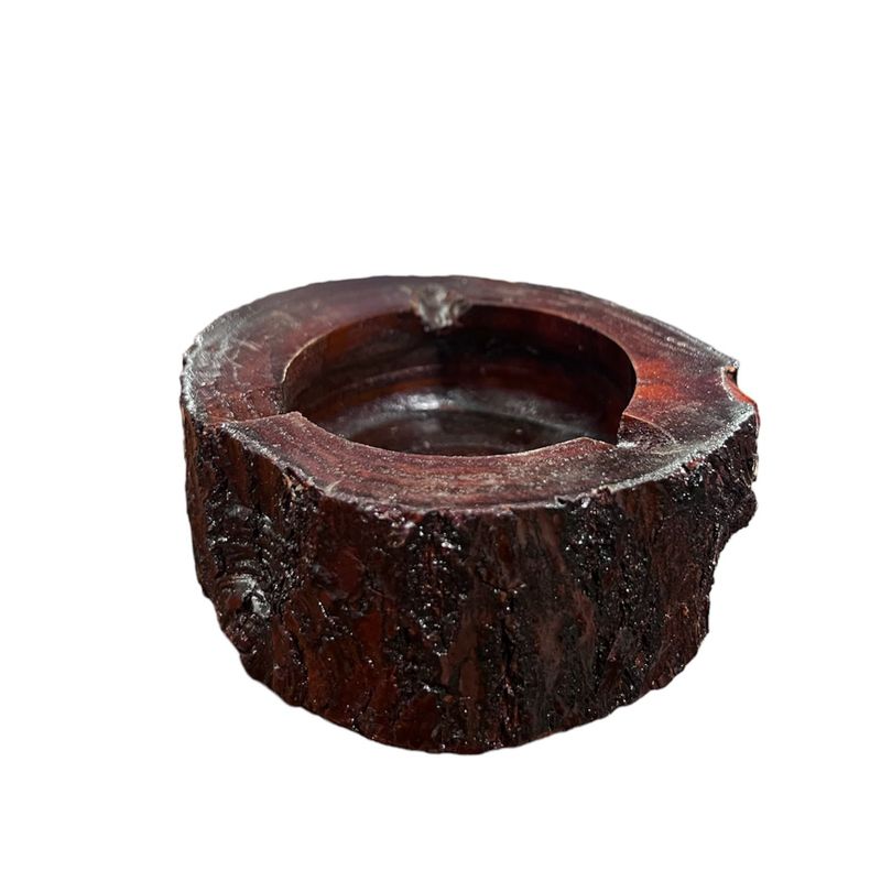 GENERICO - Cenicero Corteza Madera Tronco Cenicero Rustico Decorativo