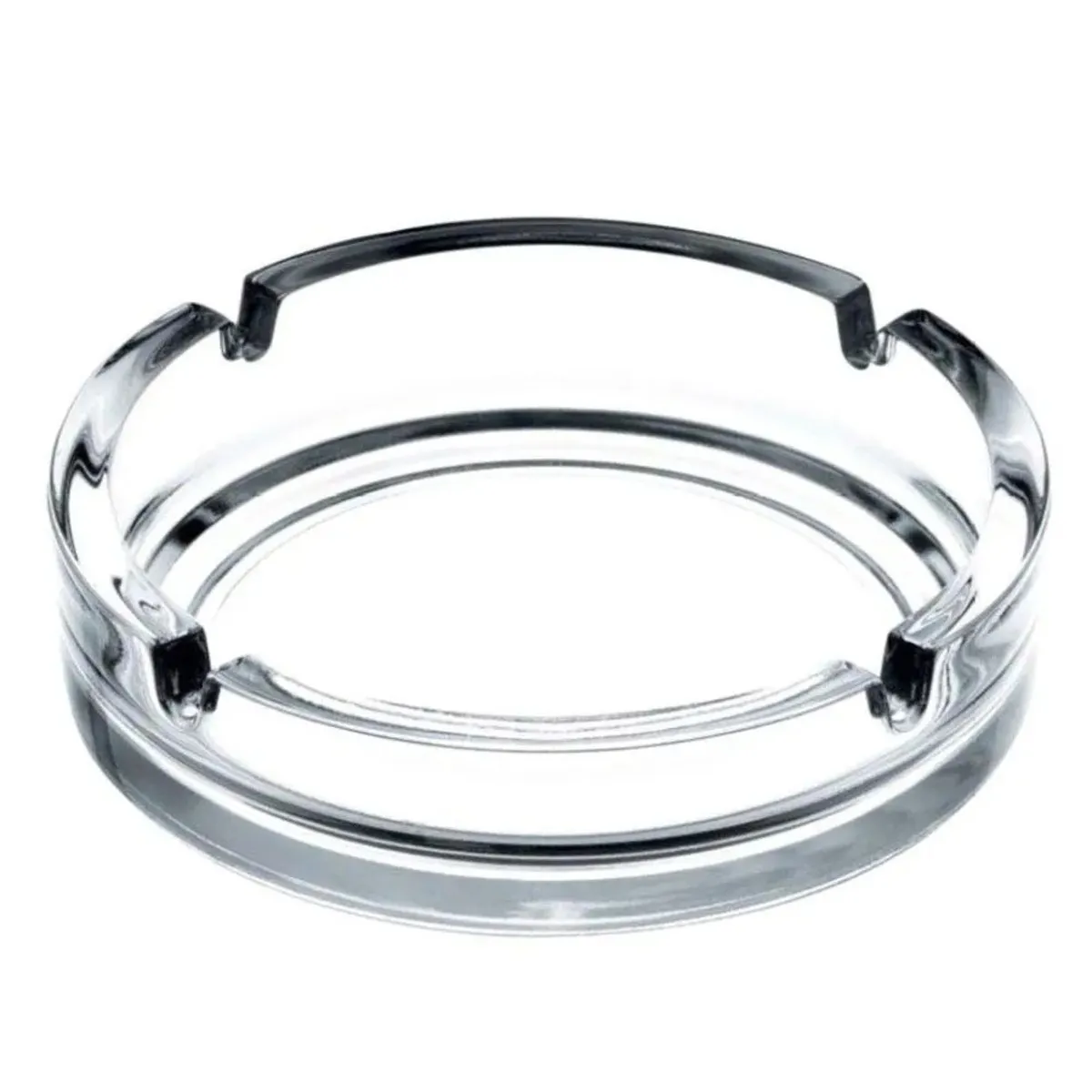 GENERICO - Cenicero Circular De Vidrio Cenicero Clasico 11cm