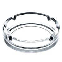 Cenicero Circular De Vidrio Cenicero Clasico 11cm