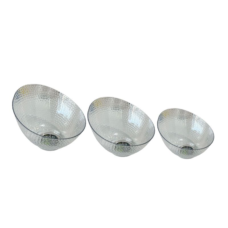 GENERICO - Set 3 Bowls Vajilla Ensaladas Set 3 Platos Tazon Bol