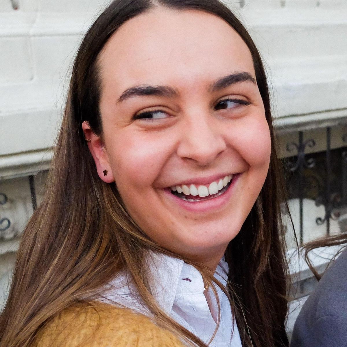 GOIA - Aro Unisex Estrella Liso Gold GOIA