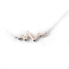 GOIA - Colgante latidos plata