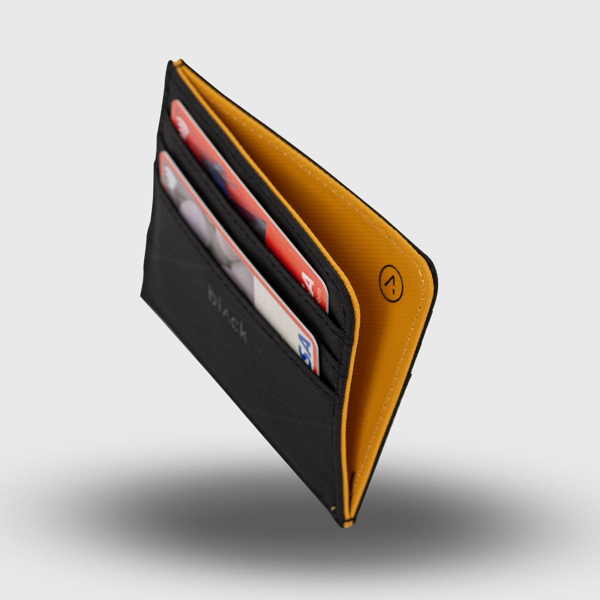 BLACK - Tarjetero Chrome Mimosa Black Bubba