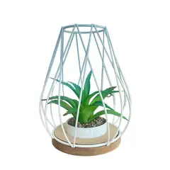 GENERICO - Adorno Decorativo Jaula Con Planta Decoracion SAVILA