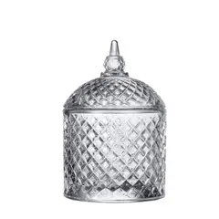 GENERICO - Bombonera Azucarero Caramelera Decorativa De Vidrio Cristal