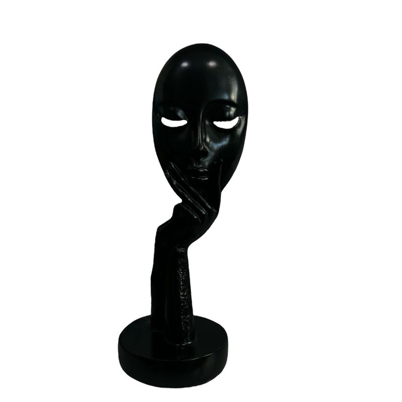 GENERICO - Escultura Mascaras Adorno Figura Decorativa Mascara Elegante N