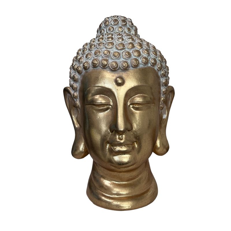 GENERICO - Buda Rostro De Buda Meditando Figura Decorativa Adorno Hindu