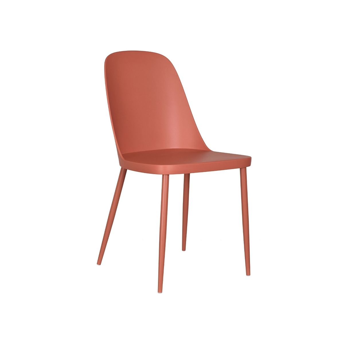 SUR DISEÑO - Silla Monocolor Basic Café Greda