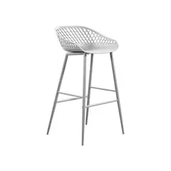 SUR DISEÑO - Silla Bar Planning Alta Gris Claro