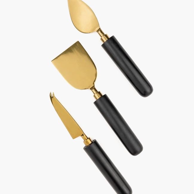 LOUNGE - Set Cuchillos Mujer Aperitivos Dorado