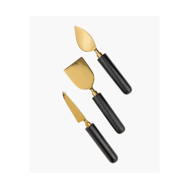 LOUNGE - Set Cuchillos Mujer Aperitivos Dorado