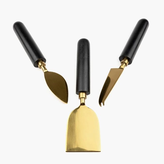 LOUNGE - Set Cuchillos Mujer Aperitivos Dorado