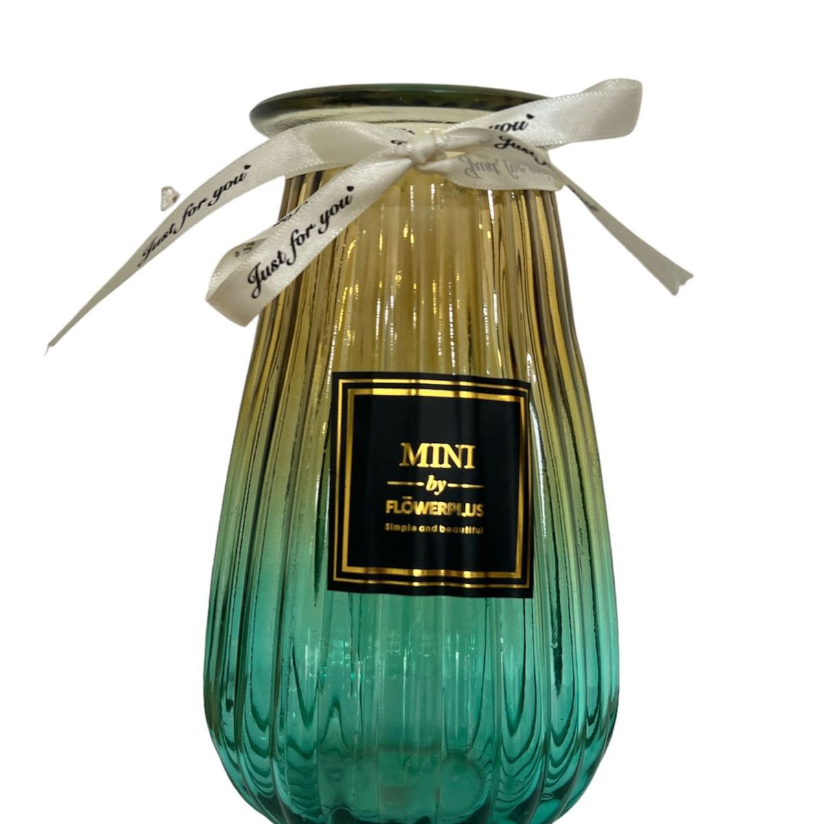 GENERICO - Florero Jarron Decorativo Vidrio Colorido 21cm.