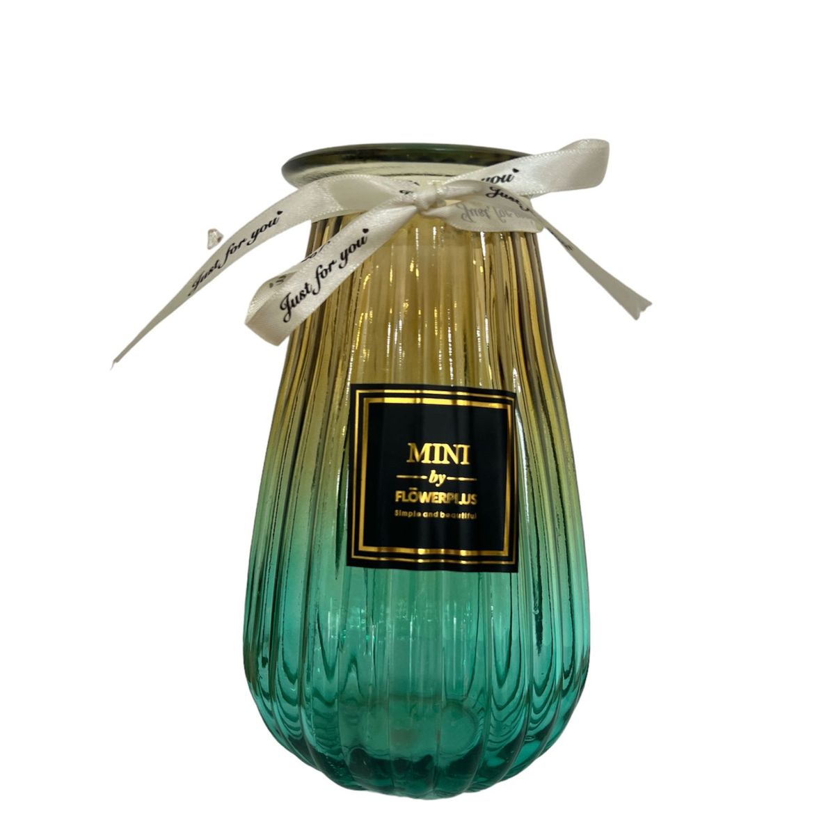 GENERICO - Florero Jarron Decorativo Vidrio Colorido 21cm.