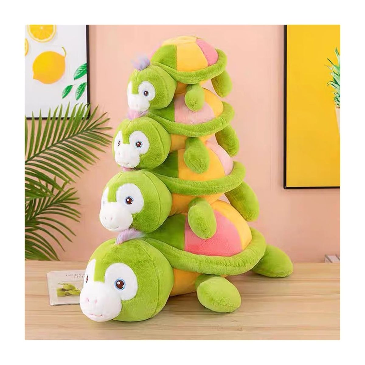 GENERICO - Tortuga Juguete Peluche De Tela Aterciopelada Kawaii 40CM