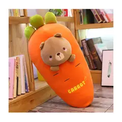 GENERICO - Peluche Almohada Zanahoria Decoración Regalo Niños 40CM