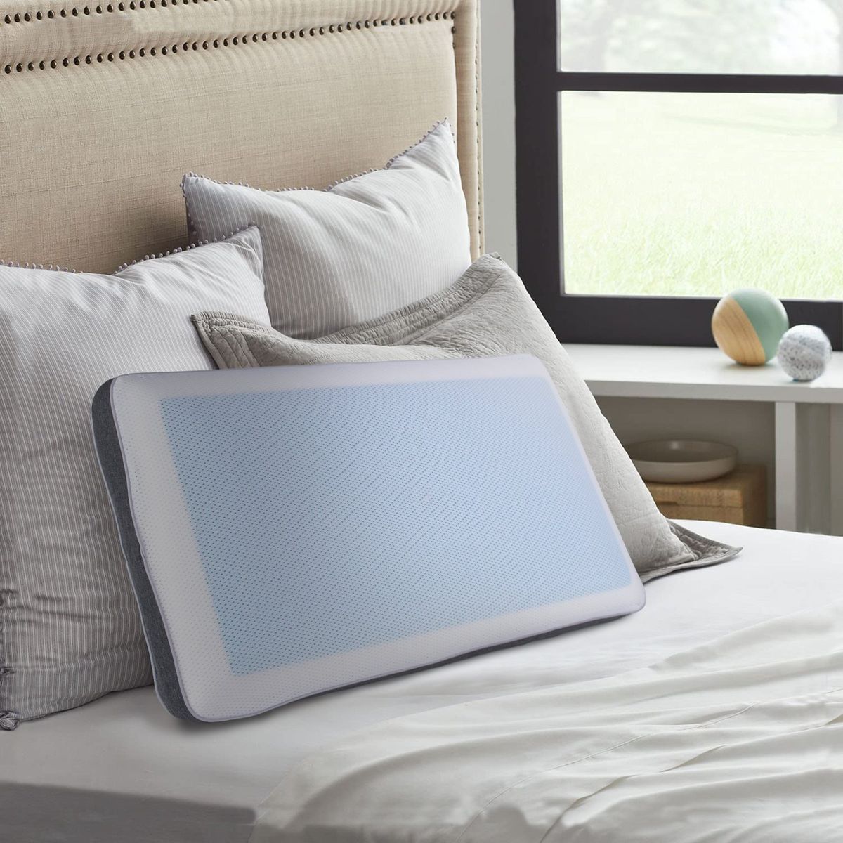 HALMAN - Almohadas Viscoelastica Gel Memoria Adapt Foam 70 X 40 Cm