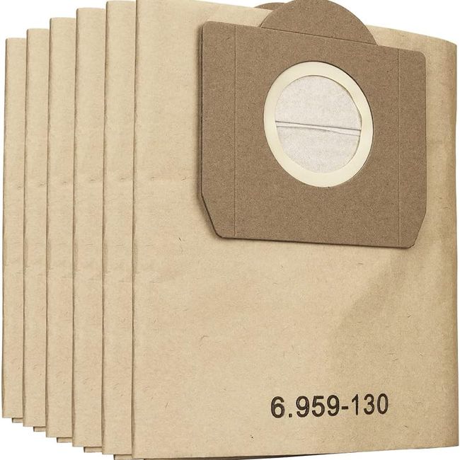 GENERICO - Pack 5 Bolsas Papel Aspiradora Karcher WD3