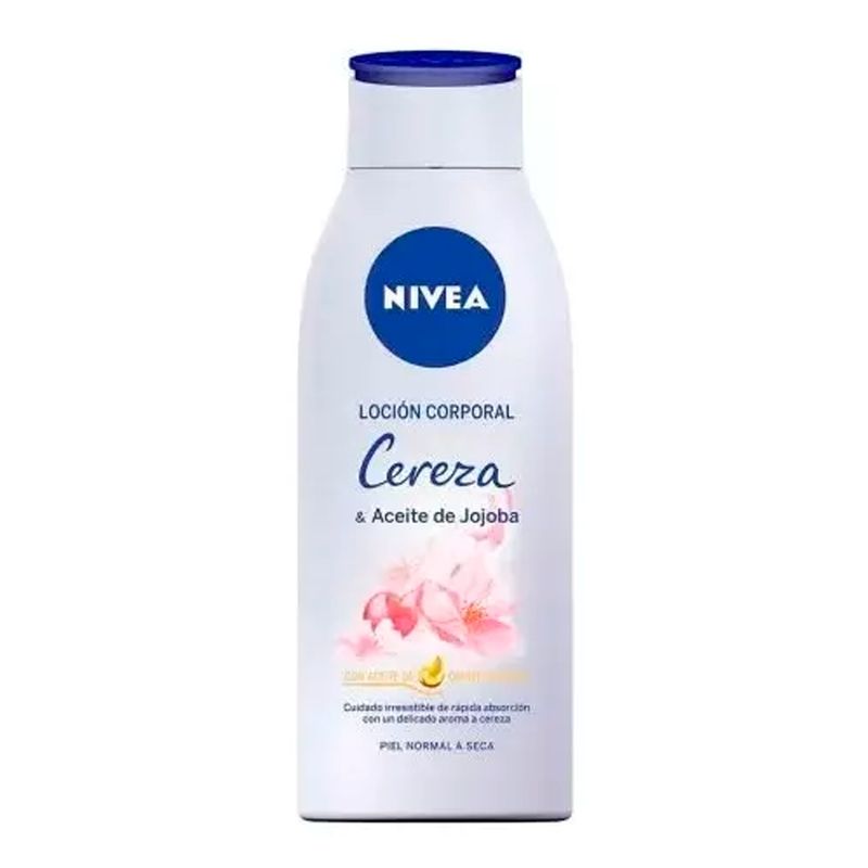 NIVEA - Locion Corporal Cereza y Aceite de Jojoba 400ml Nivea