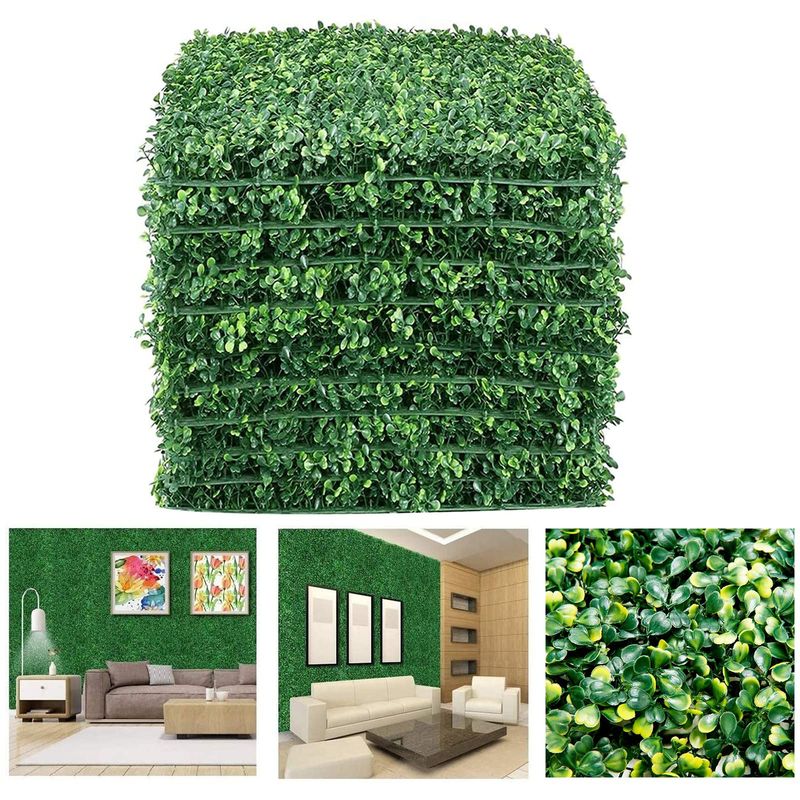 EVERSO - Pack 20 Palmeta Malla Hojas Artificiales Para Decoración 60x40 Cm