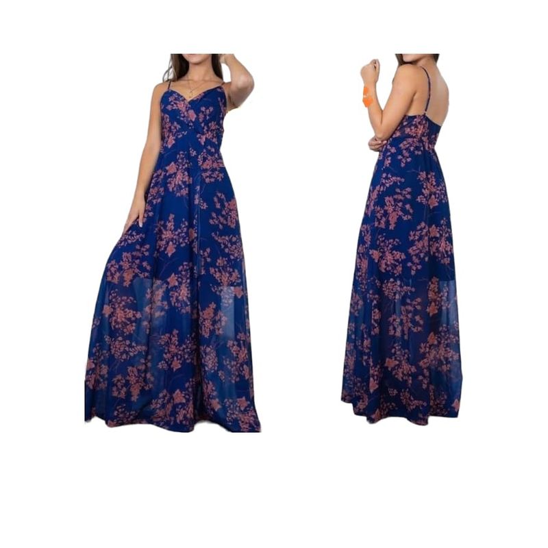 LUNA - Vestido Mujer Floreado Fiesta 2184