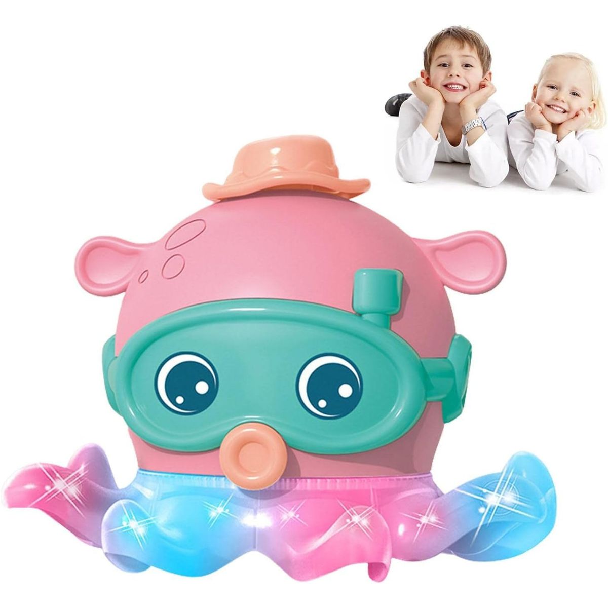 GENERICO - Juguete Sensor Movimiento Pulpo Electrico Con Música Y Luce