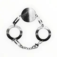 TAETHAI - Pulsera de plata 925 esmerilada