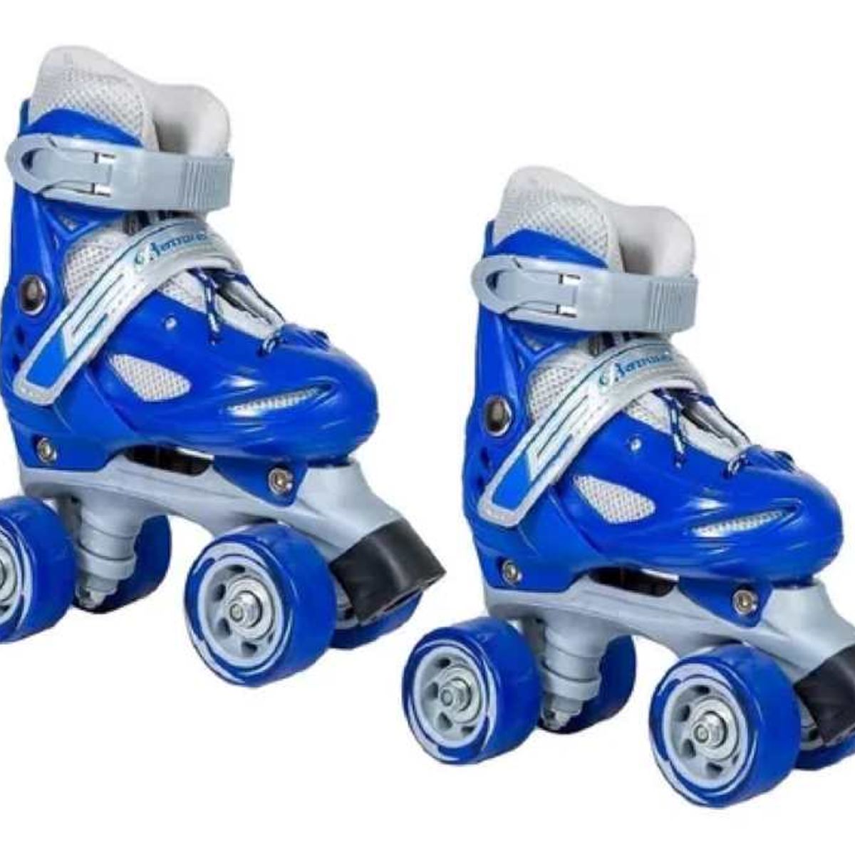 GENERICO - Patines 4 Ruedas Roller  Azul XS 26 al 29