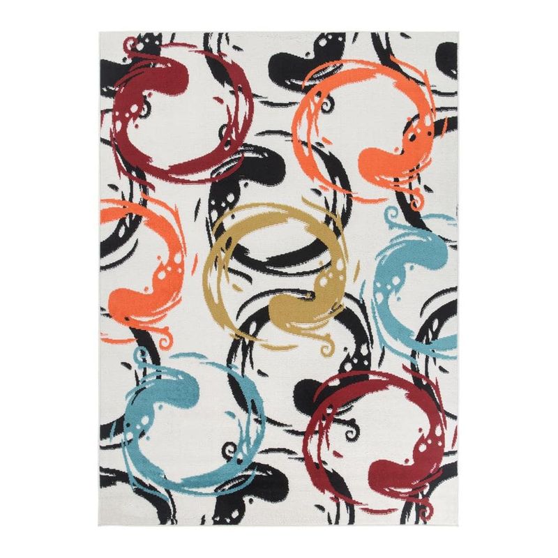 MROTTO - ALFODIA Alfombra Blanco Moderno 152x213 cm