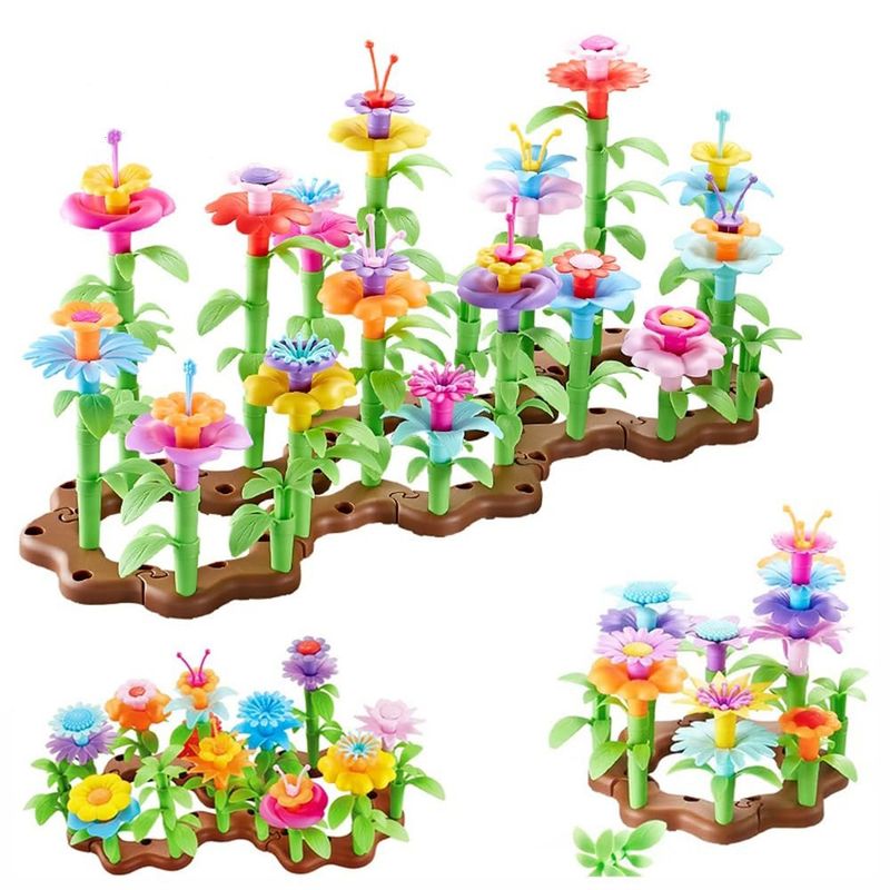 EVERSO - Juguete Para Construir Y Diseñar Jardin Con Flores