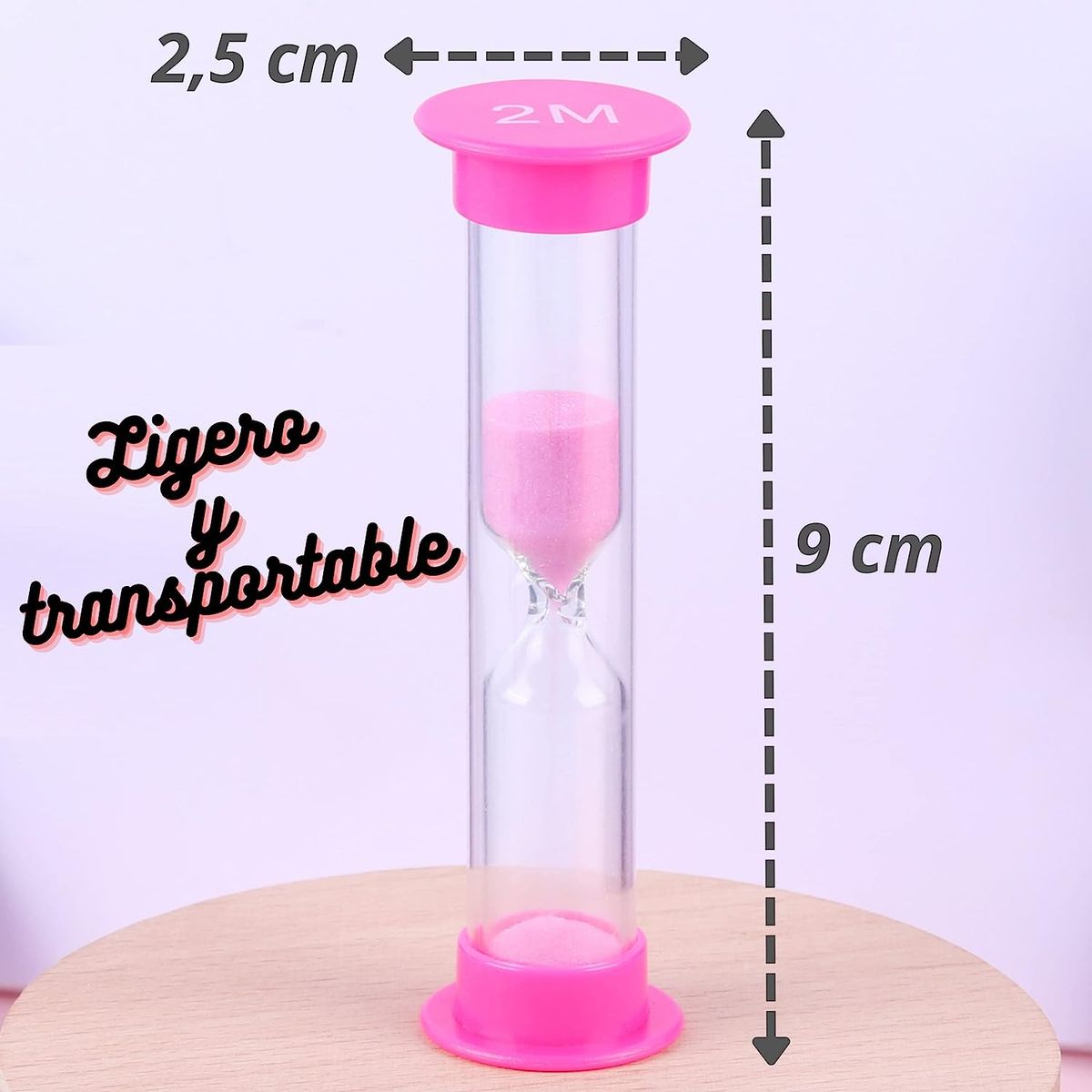 EDWINAYY - 1 Sets De Relojes De Arena Juegos 8 Tiempos Distintos