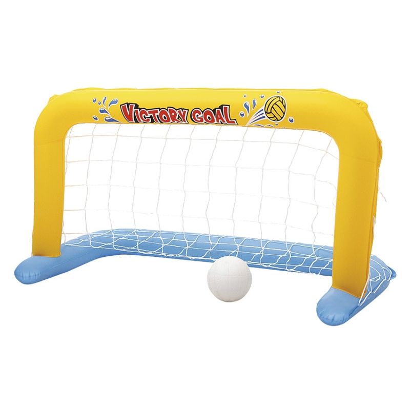 BESTWAY - Portería de fútbol inflable para entretenimiento en piscina acuática