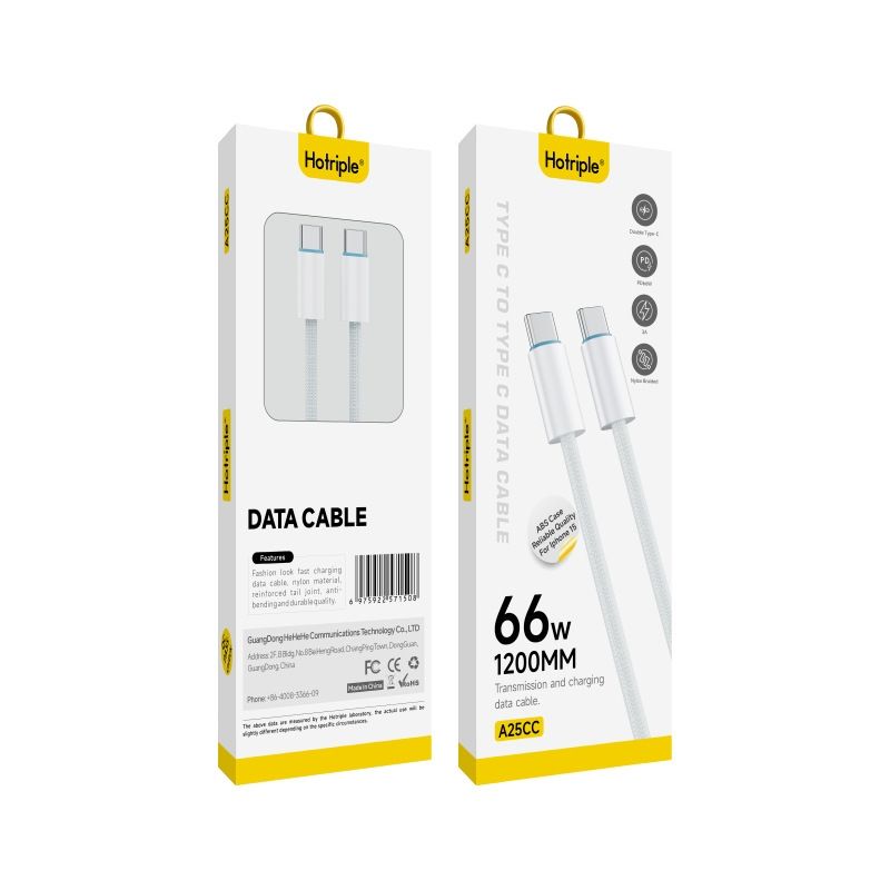 ORILWAYO - Hotriple Cable Tipo C A Tipo C 3A Max 60W