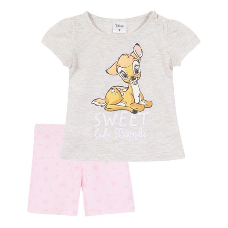 DISNEY - Pijama Cc Niña Bambi Rosado Disney