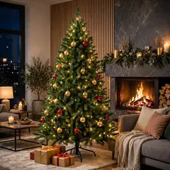 EKOI - Árbol De Navidad Frondoso Noche Buena Pascua 2.10 Metros